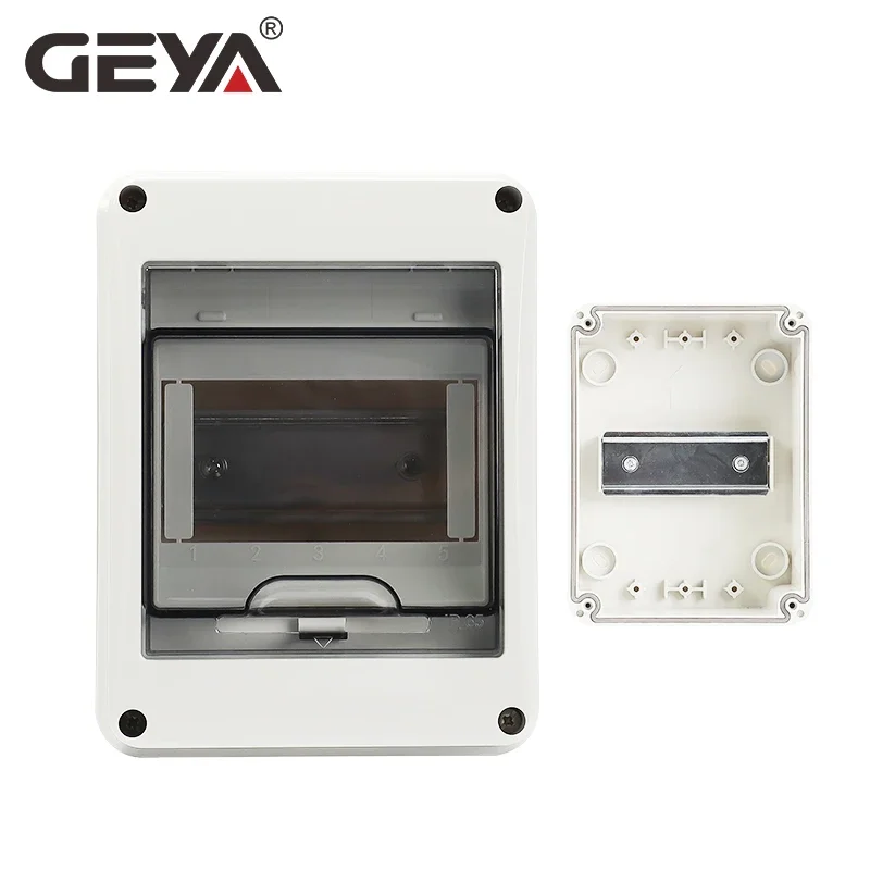 GEYA NEW HT 5/8/12/15/18Ways Outdoor Waterproof Electrical Distribution Box Circuit Breaker MCB Power Plastic Junction Wire Box