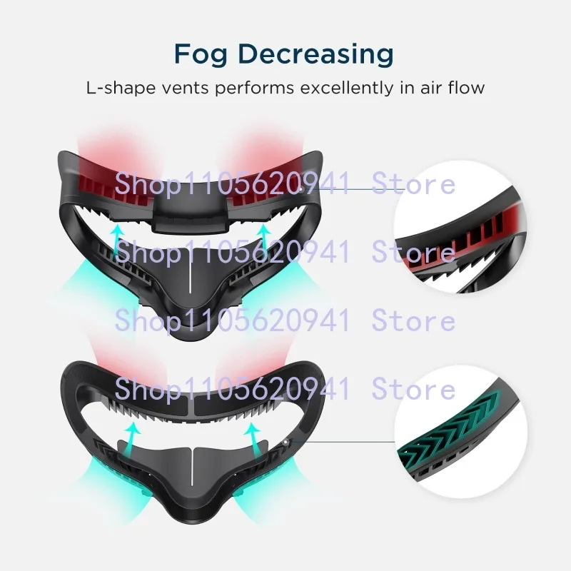 X Facial Interface Eye Pad Upgrade Elite accessory For Meta Oculus Quest 2 VR