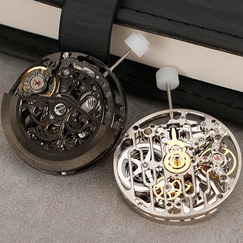 هانغتشو 7500 حركة أوتوماتيكية ميكانيكية 75 ساعة عمر البطارية 28800 تردد أسود أبيض لصانع الساعات