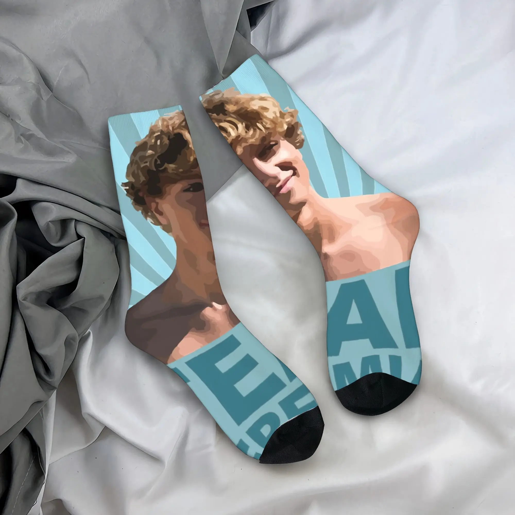 

Conrad Fisher Turned Pretty Socks Gothic Stockings Adults Men Soft Breathable Running Sports Socks Autumn Graphic Anti Skid