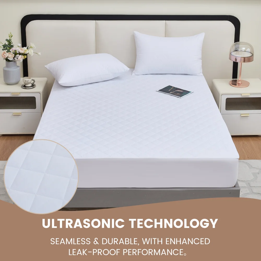 

Queen Mattress Protector – Waterproof Mattress Cover – Deep Pocket Fitted up to 18 Inch – Quilted Mattress Pad – Soft, Breathabl