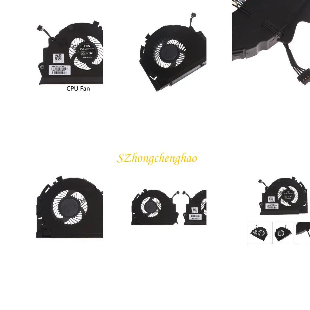 

Replacement Laptop CPU GPU Cooling Fan Cooler for For HP ZBook 15G3 Laptop 601D