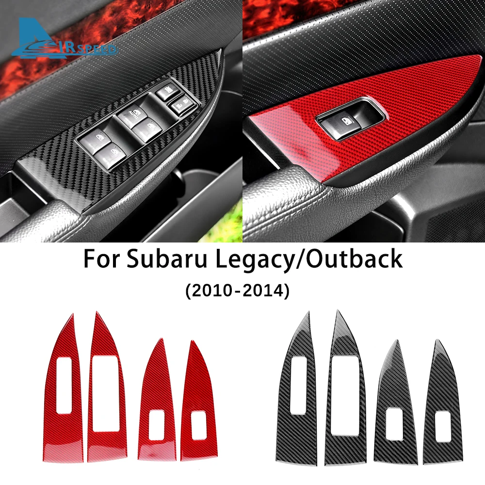 

Настоящая мягкая наклейка из углеродного волокна для Subaru Legacy Outback 2010 2011 2012 2013 2014 LHD RHD, аксессуары для оконной панели автомобиля