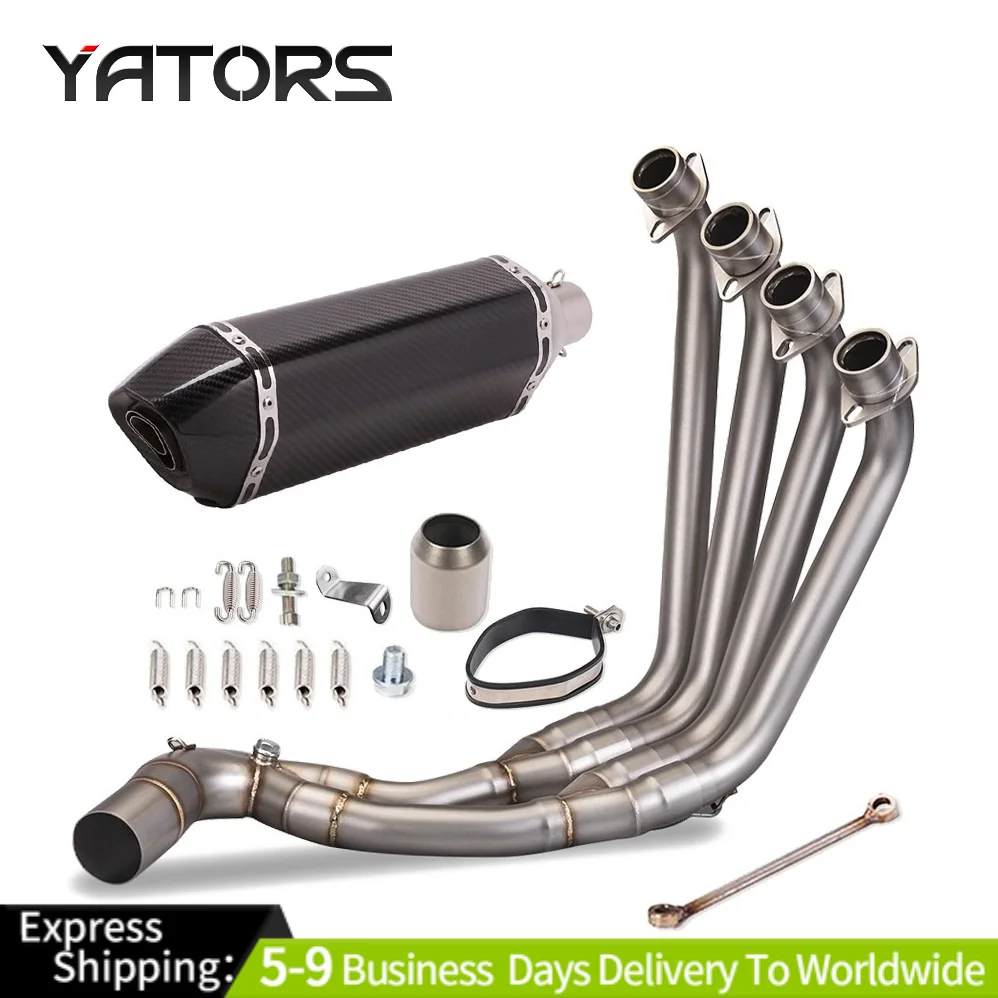 

Exhaust Systems For Honda CBR650R CBR650F CB650F CB650R 14-23 Whole Exhaust Pipe Slip On Escape