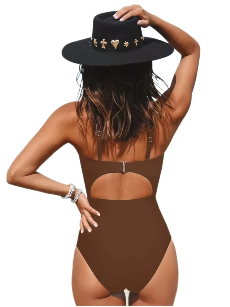 2026 جديد ارتفاع الخصر مثير ملابس السباحة النساء الصيف ثوب السباحة مجموعة البكيني أكمام ملابس السباحة امرأة الشاطئ لباس سباحة للإناث #2