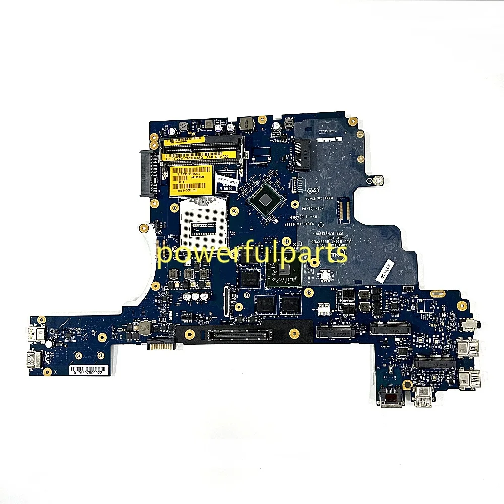 

Working Good For Dell Latitude E6540 Laptop Motherboard With Graphic VALA0 LA-9413P 0VPH0Y CN-0VPH0Y Mainboard rPGA 947