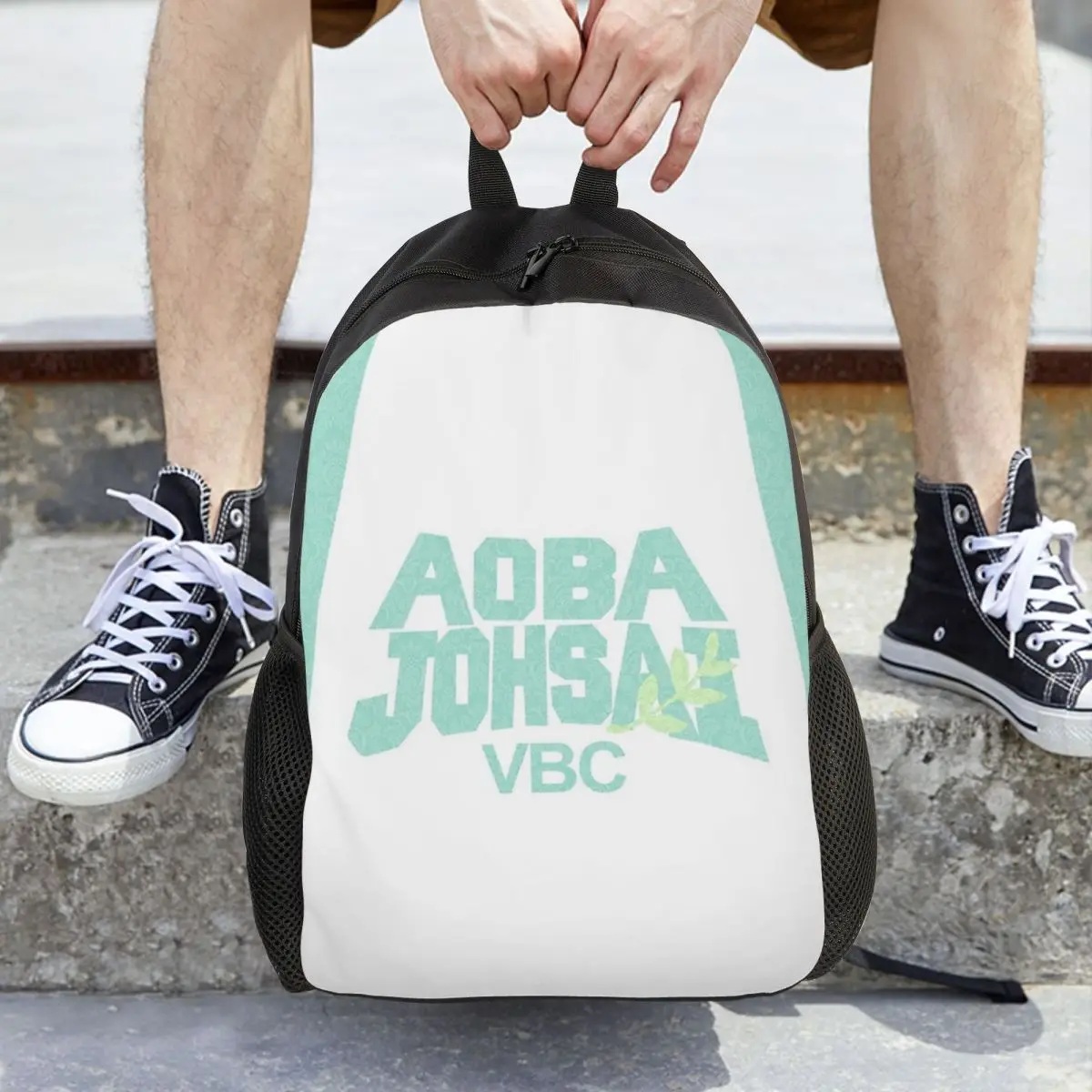 

Aoba Johsai Backpack Hot Sale Daypack Large Capacity Children BookBag School Bag Shoulder Bags for Men Women