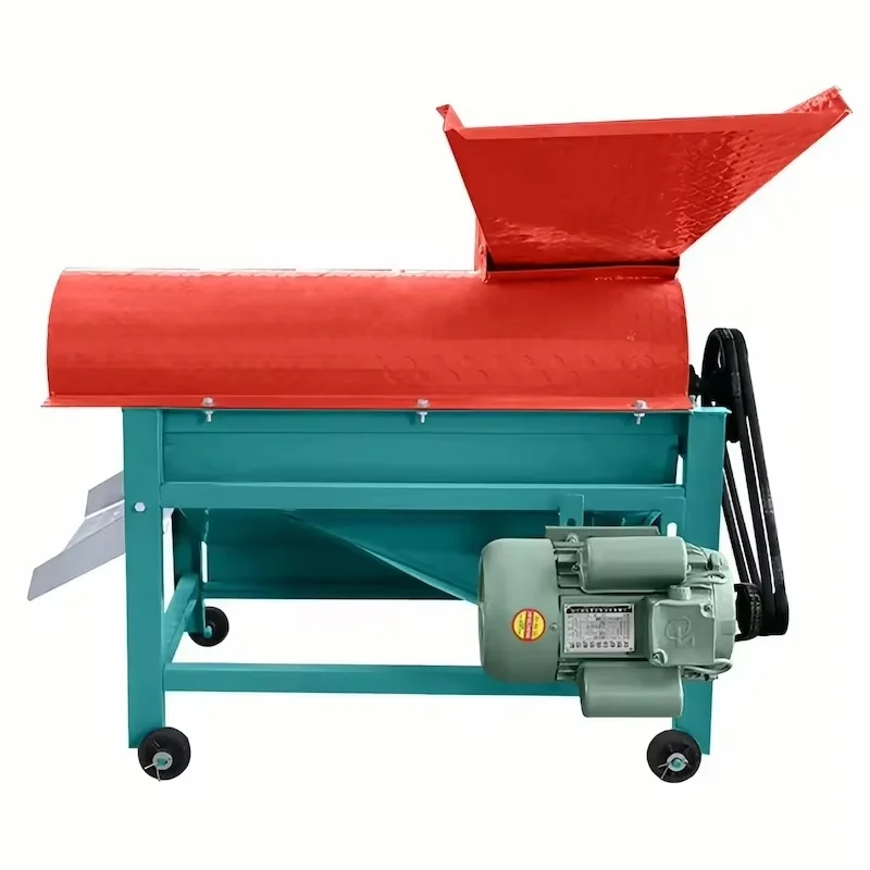 Corn thresher household small electric planer with fan large automatic corn machine with engine