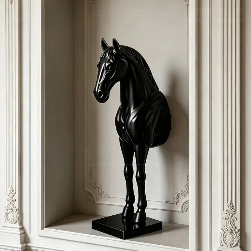 Creative Horse Statue Modern Home Hotel Decoration Nordic Crafts Decorations Ornament Villa Commercial Decor Art Decorations