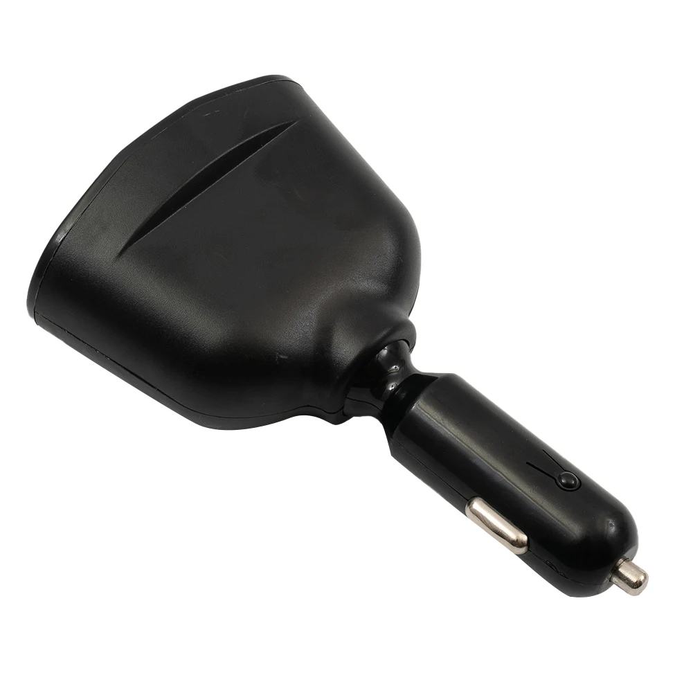 Sleek Black For QC3 0 Power Adapter designed specifically for use in cars trucks SUVs quick device charging anywhere