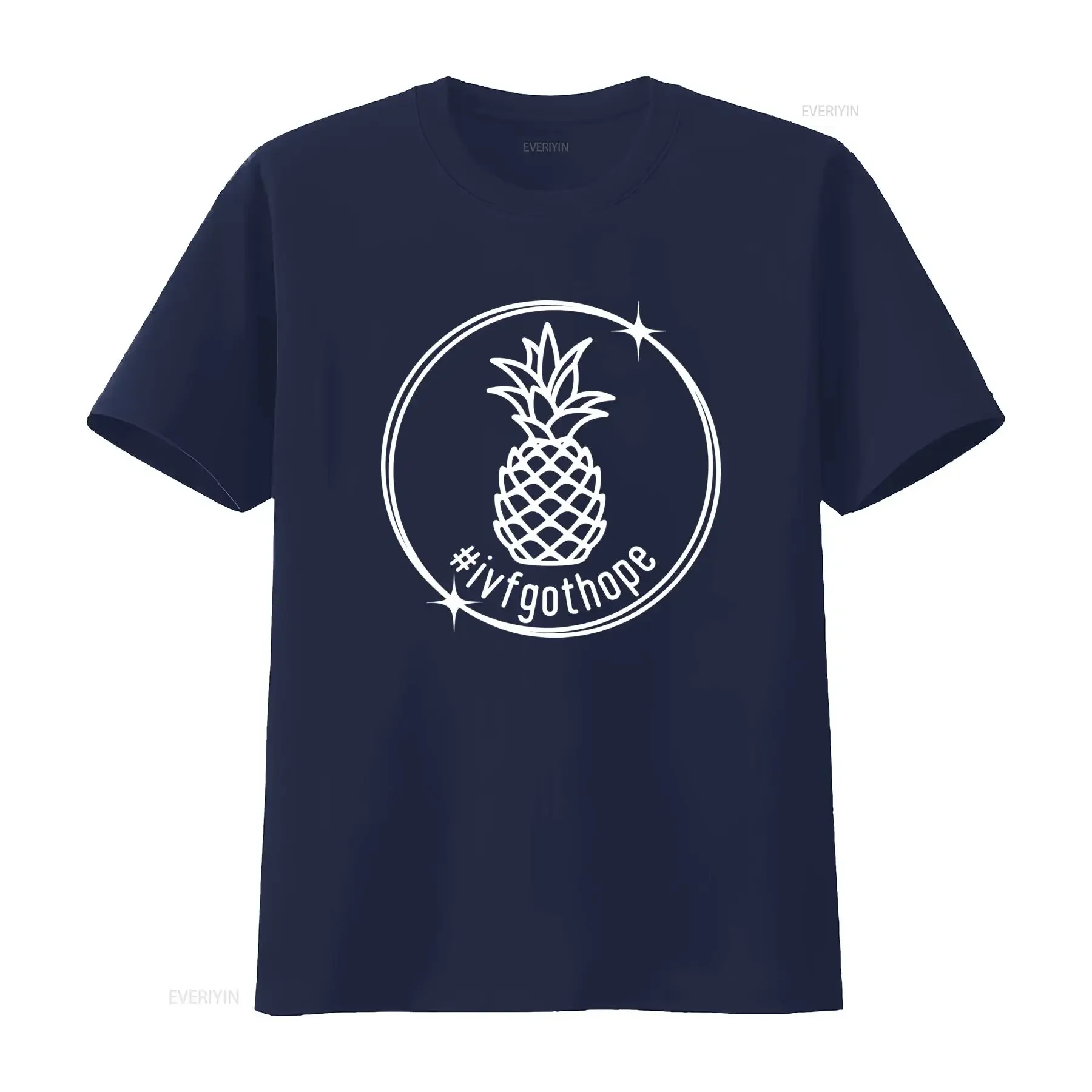 IVF Awareness T Shirt Got Hope Transfer Day Infertility Support Fertility Pineapple Mom Egg Retrieval vintage Washed streetwear view 4