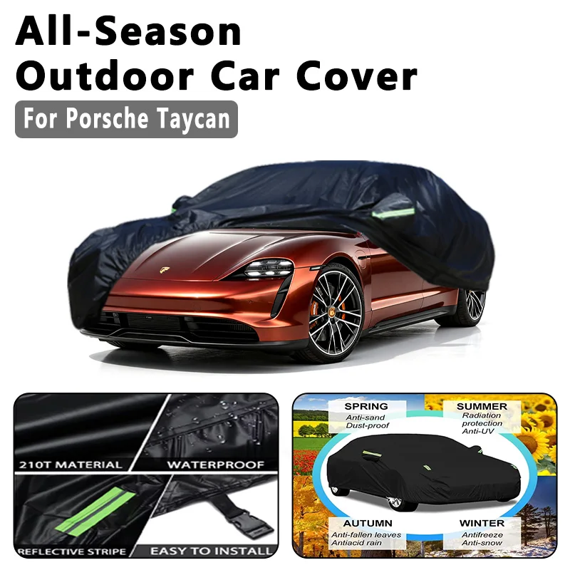 

Car Cover for Porsche Taycan - Outdoor Full Protection, Waterproof Dustproof Heat-Resistant, All-Season Use Exterior Accessories