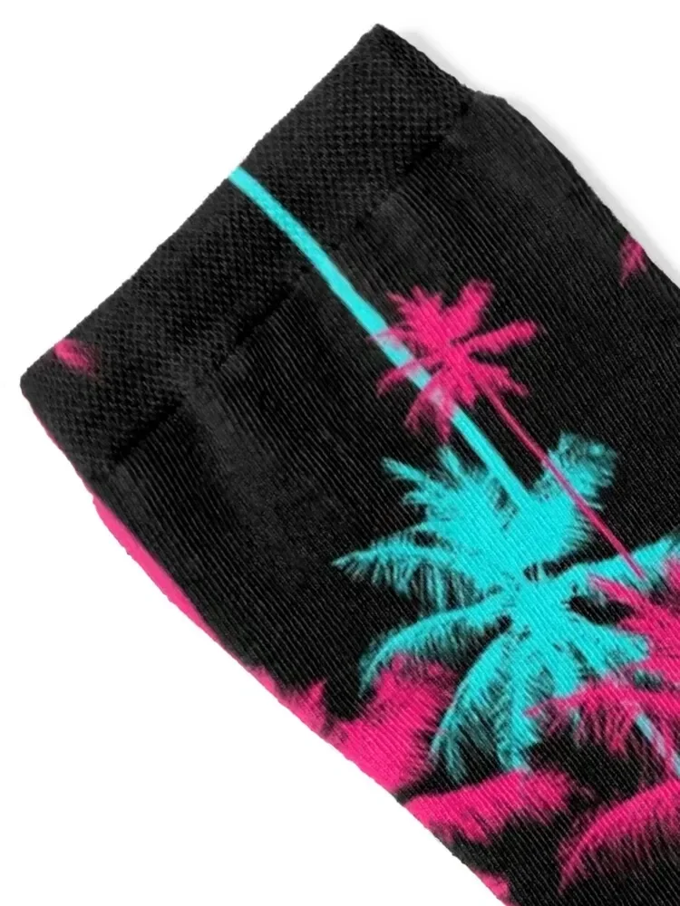 Colorful Palm trees pattern Socks designer brand with print essential kawaii Socks Women's Men's