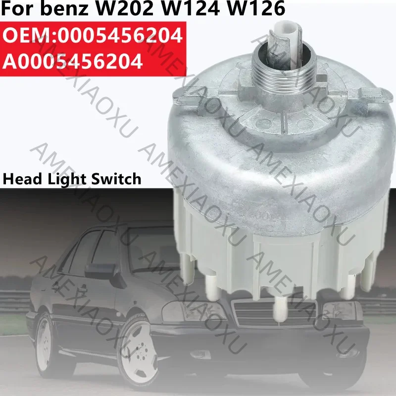 

1Pc 0005456204 A0005456204 Headlight Head Light Dimmer Switch For Mercedes-Benz C-CLASS E-CLASS S-CLASS W202 W204 W126 W124 R129