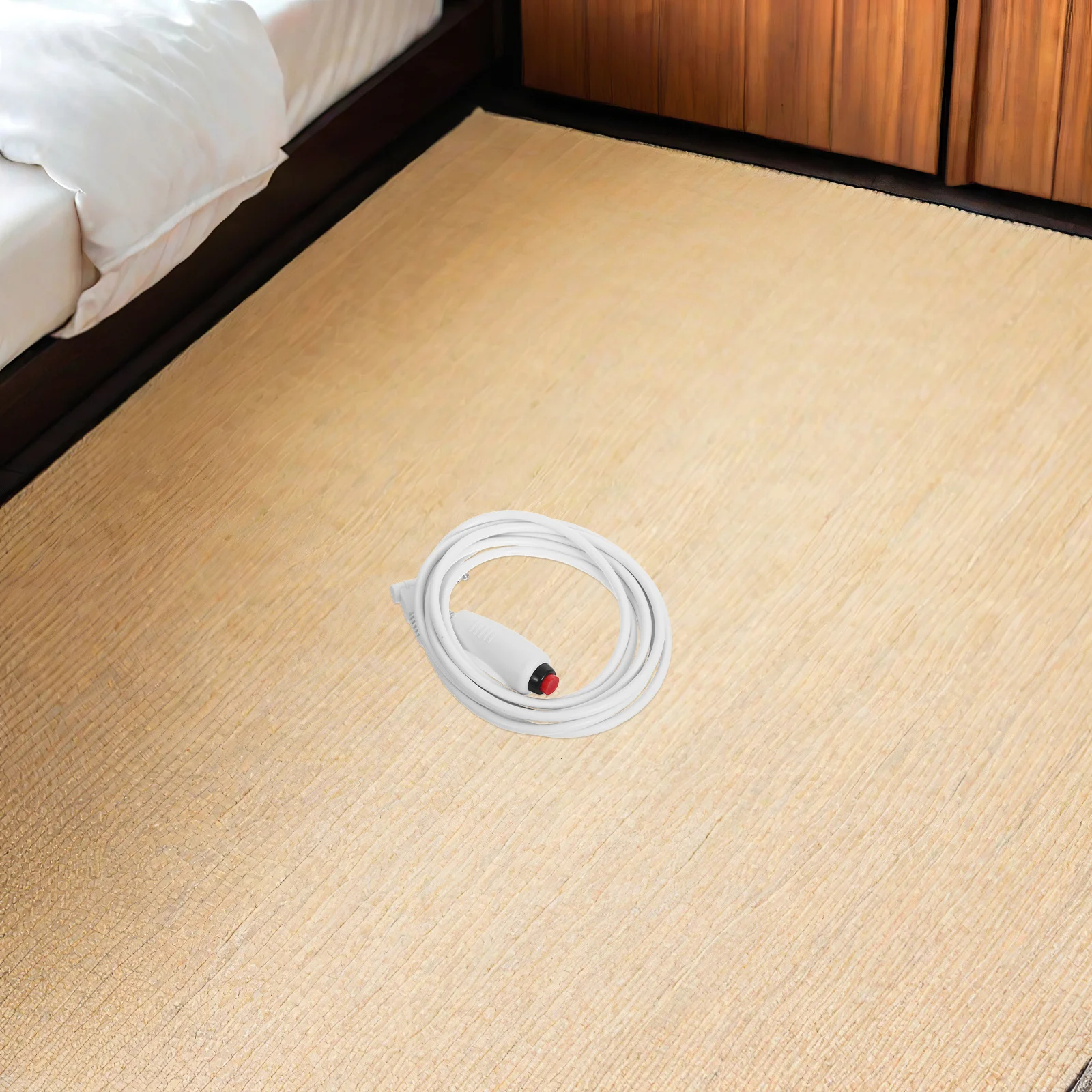 Nurse Call Cable 6.35mm Plug Switch Bed Sheet Clip Secure Installation Universal Compatibility Medical Staff Use