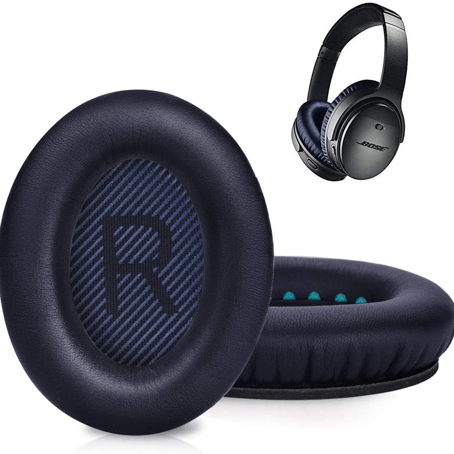 Standard Ersatz Ohrpolster für Bose Ruhigen Komfort 35 (QC35) und QuietComfort 35 II (QC35 II) kopfhörer Hohe Qualität Schaum Pad