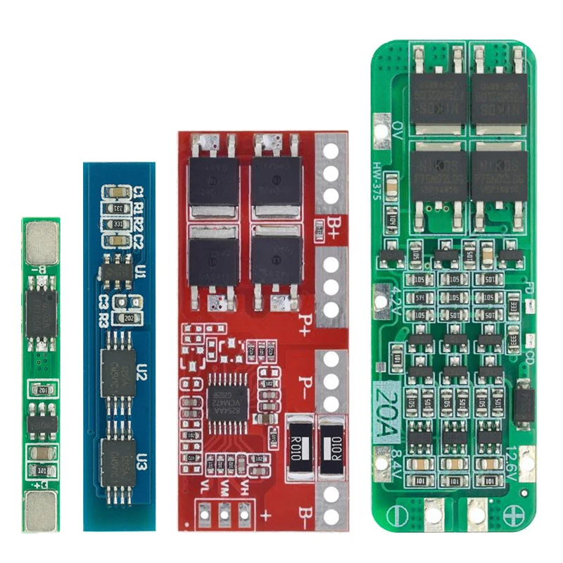 Carte de protection pour moteur de perceuse, batterie au lithium, chargeur 18650, Lipo Cell Tech, 1S, 2S, 3S, 4S, 3A, 20A, 30A, Eddie Ion, PCB BMS