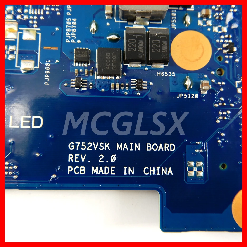 G752VS Mainboard For ASUS ROG G752VSR G752V G752VSK G752VM G752VY