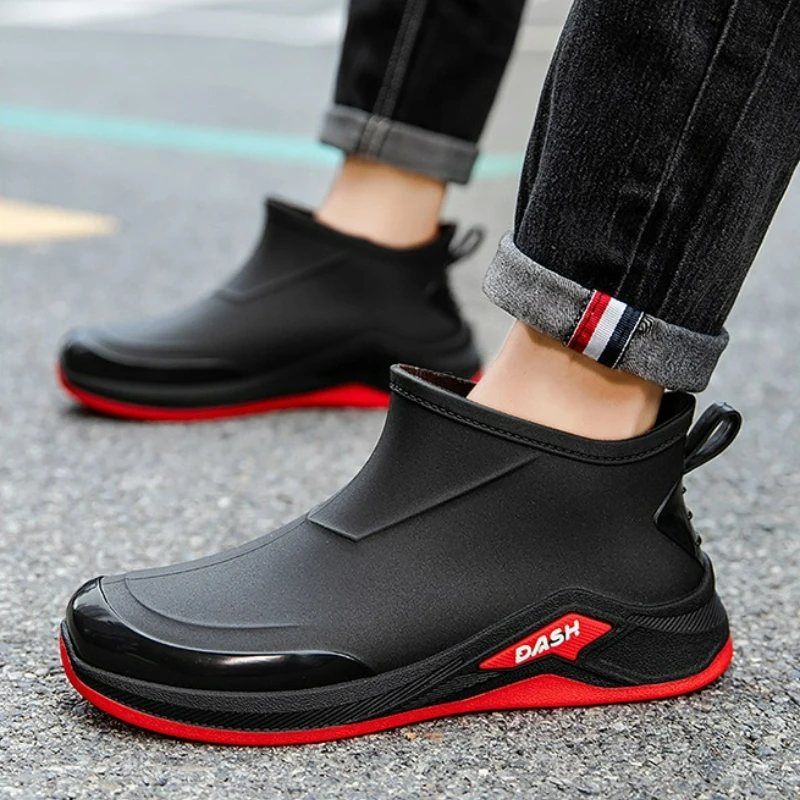 남성용 레인슈즈 방수 작업화 패션 아웃도어 낚시 신발  - Fishing Boots 리뷰 및 가격