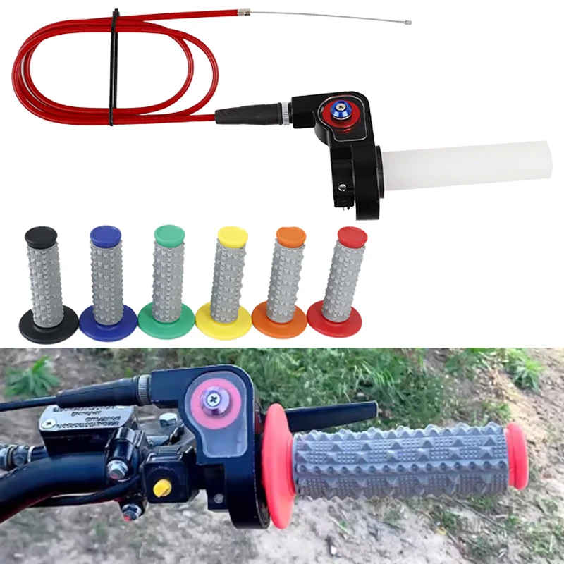 Мотоциклетный акселератор, руль, трос дроссельной заслонки, ручки для IRBIS BSE KAYO SSR TTR XR CRF KLX 50-160cc, мотокросс