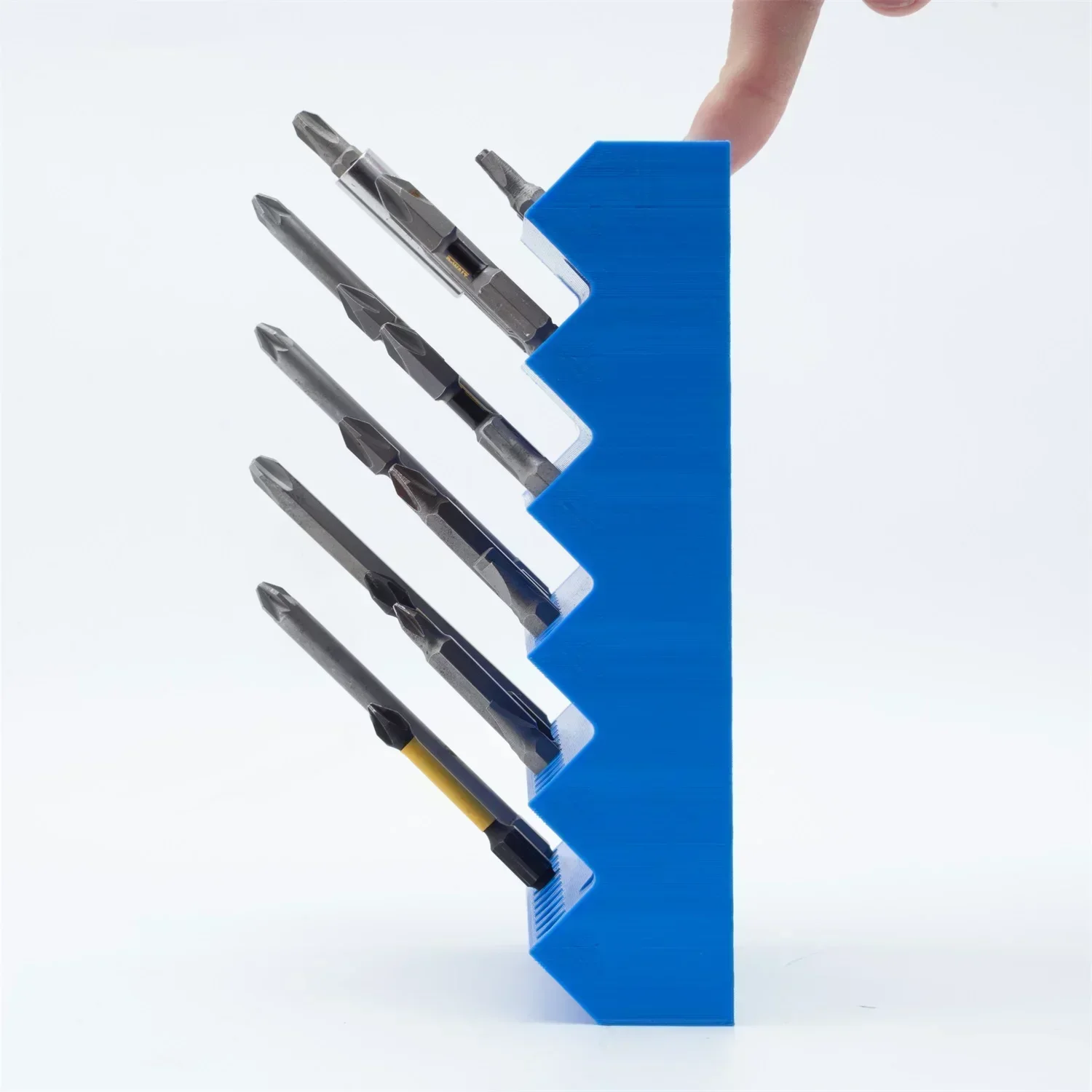 Hex Screwdriver Bit Organizer 1/4 In Hex Bit Holder Hex Bit Holder Rack Hole Bit Storage