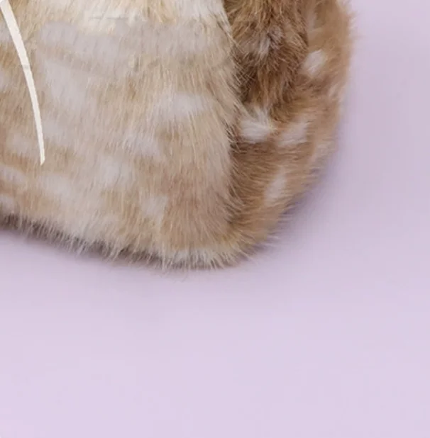 Cute Faux Fur Makeup Bag Soft Fluffy Plush Cosmetic Pouch With Bow Decor Large Capacity Travel Toiletry Storage Bag For Girls