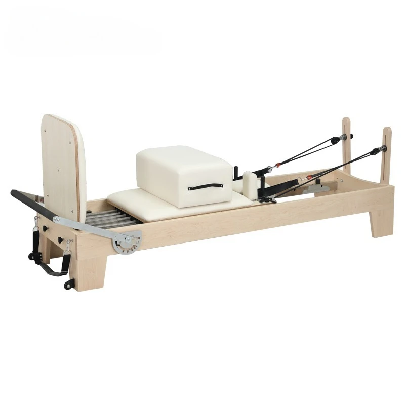

YTYIN Supro Series Pilates Reformer | Premium Maple & Oak Wood Core Bed for Studio & Home