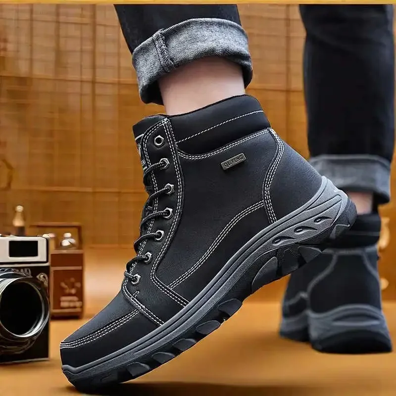 Velvet High Top Plus Casual Mens Sneakers Volleyball Men's Shoes Sports Sneakeres Workout Original Bity Affordable Price