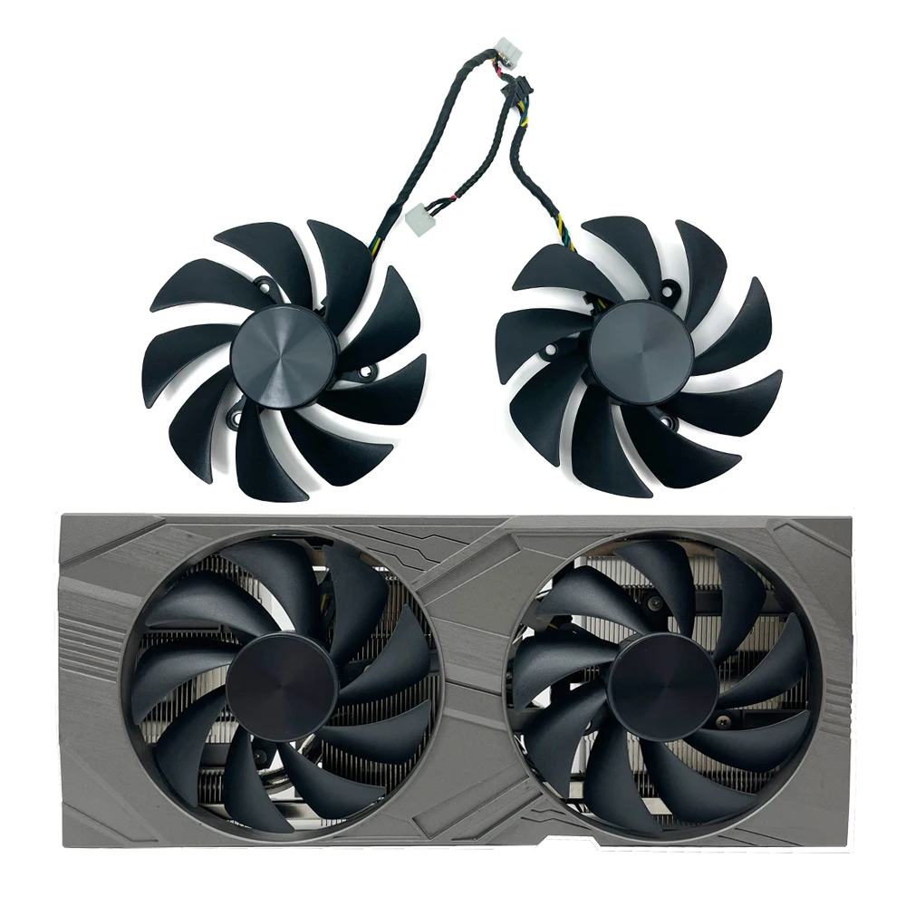 

Original 87MM PLA09215B12H 12V 0.55A two ball bearing cooling fan for Lenovo RTX 3060 Ti graphics card cooling fan