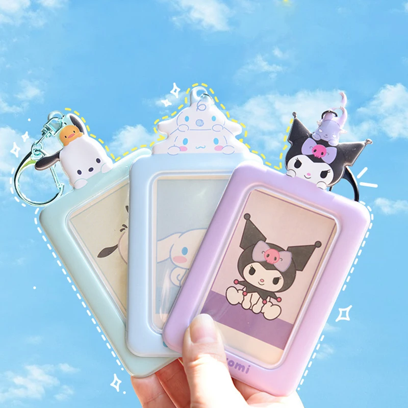 Sanrios Hellokittys Kuromi My Melody - Portafotos, Álbum de Fotos, Fundas para Estudiantes, Material Escolar, Estuche para Tarjetas, Llavero