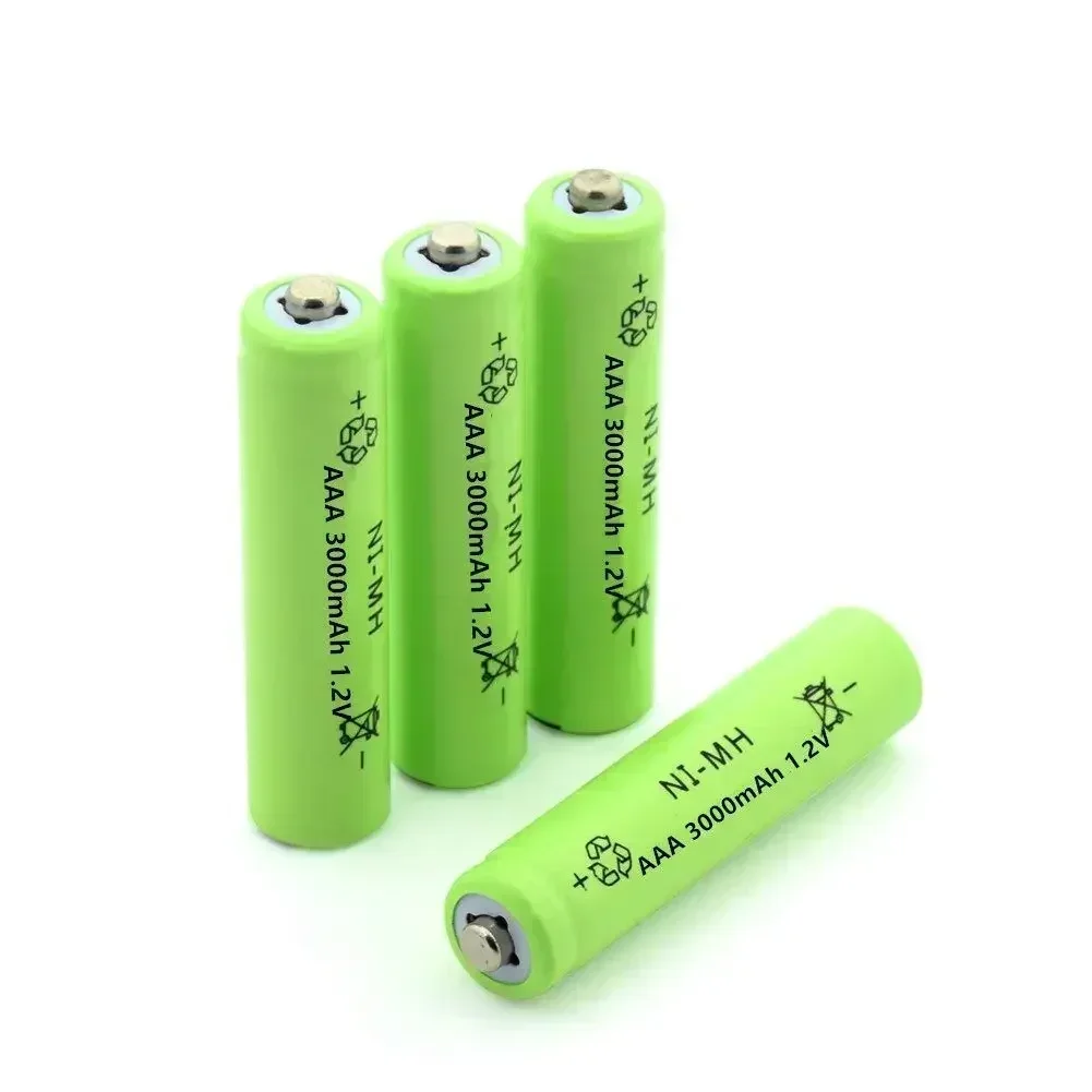 100% Új 1.2v NIMH AAA Üteg 3000mah újratölthető Üteg ni-mh Ketrecek AAA Üteg újratölthető számára Zárkózott vezérlő Gyermek-