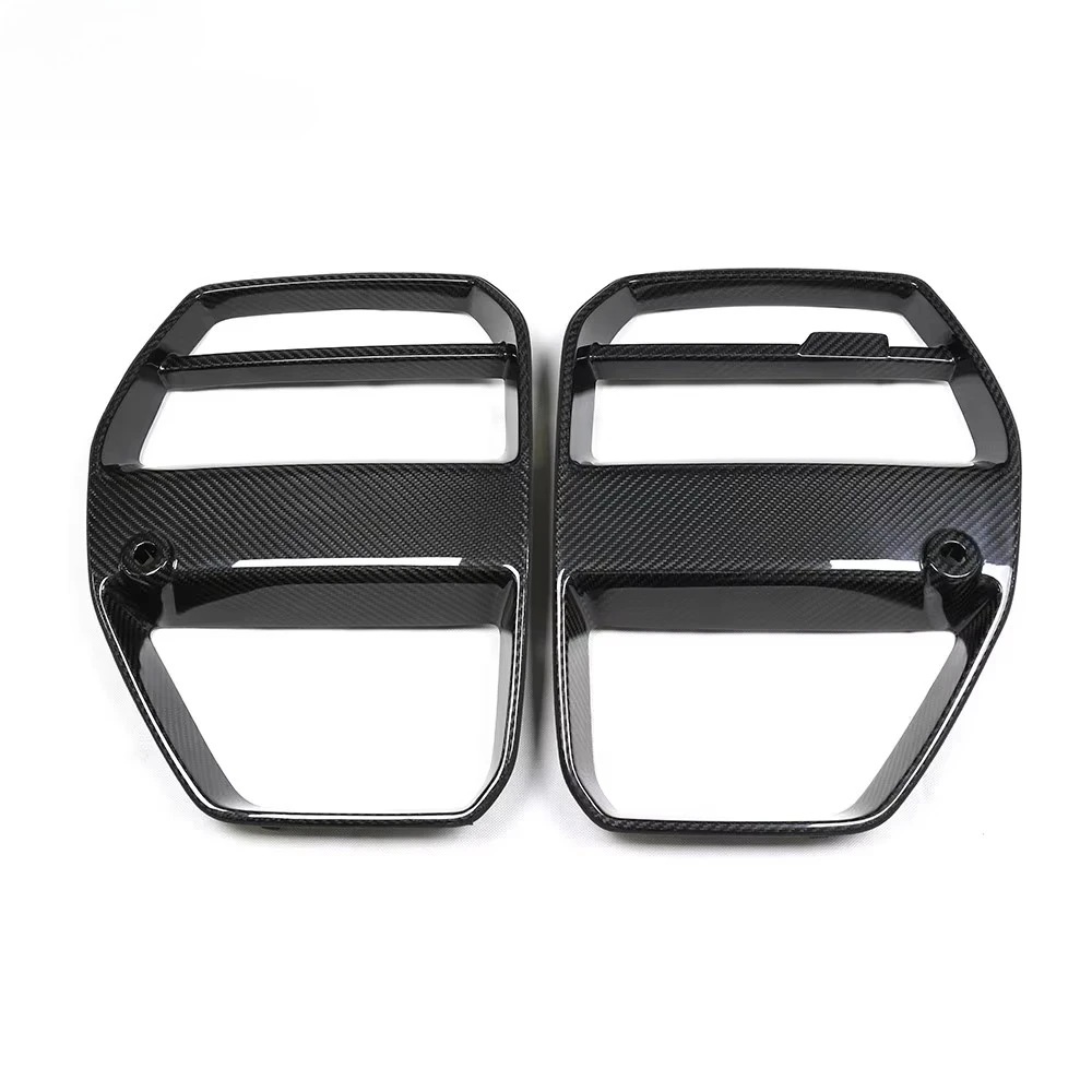 

G80 Carbon Fiber Front Grille for IIBMW M3 G80 G82 G83 M4 Dry Carbon Front Bumper Kidney Grille Car Part 5 Style