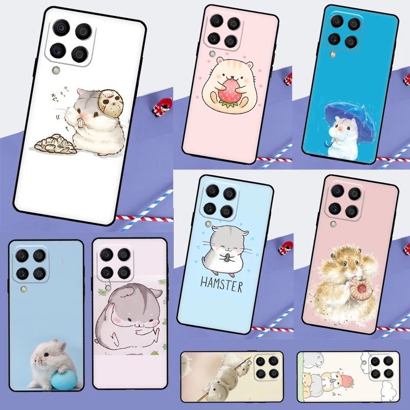 Rabbit mouse Hamster For Samsung Galaxy M11 M21 M31 M12 M13 M14 M15 M35 M55 M34 M54 M33 M53 M32 M52 M06 M16 Case