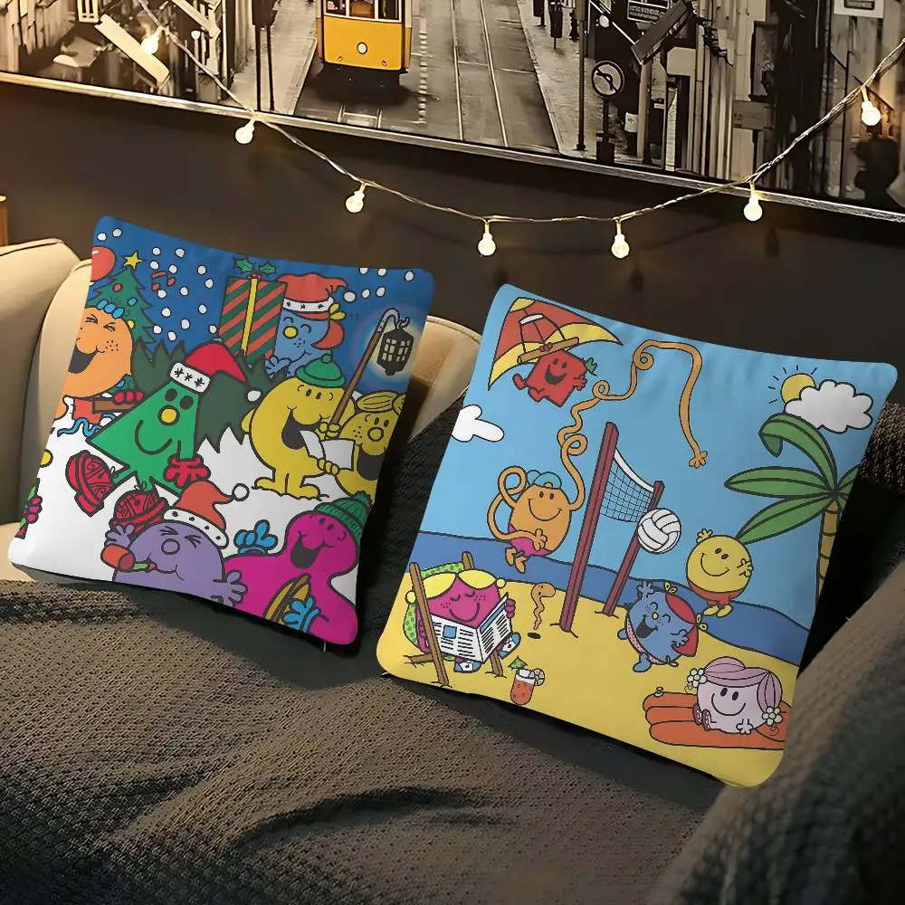 

M-Monsieur M-Madame Pillow Cover For Bedroom Room And Living Room Sofa Decorative Cushion Cover