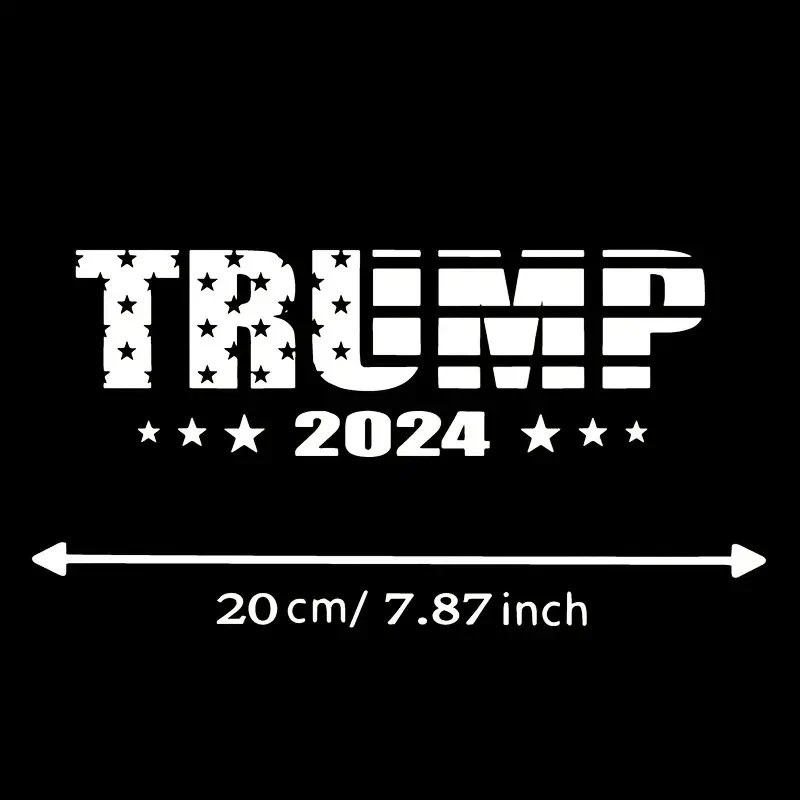 Trump 2024 Flag Car Sticker Hat Re Election Keep America Great Donald For President Usa Decal Sticker Room Sticker