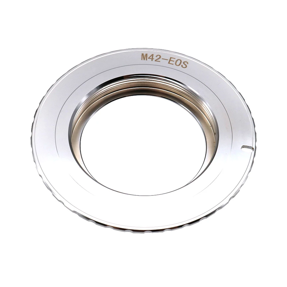 AF Confirm Chip Adapter For M42 Mount Lens To Canon EOS EF Mount Adapter Ring Camera 7D 60D 300D 400D 500D 550D 600D 350D 450D