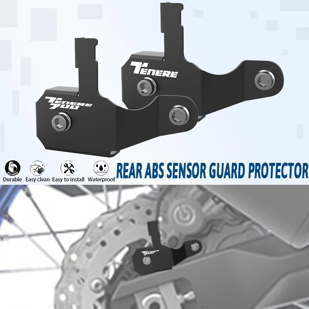 

2024 2023 FOR YAMAHA Tenere 700 Rally Edition 2019-2022 Rear ABS Sensor Guard Cover XTZ700 T7 Brake Caliper Brake Hose Protector