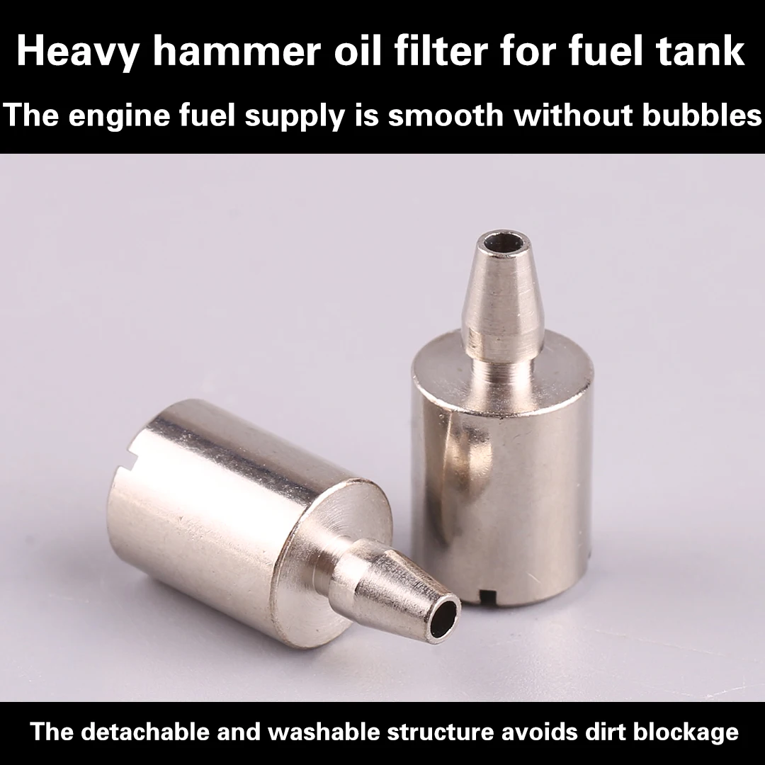 RC Oil Hammer Gasoline Model Oil Pump Hammer Oil Filter DIY Model Airplane Part Aircraft Model Fuel Tank Hammer