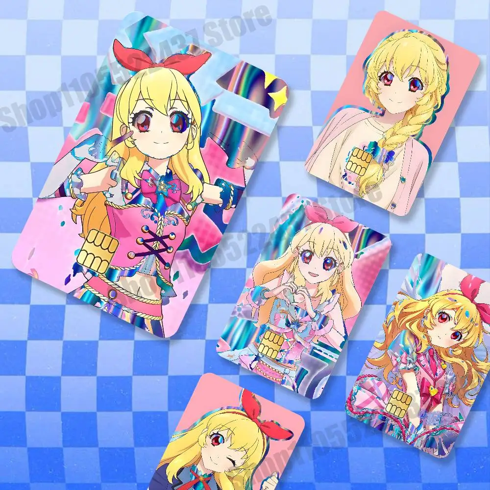 

Ichigo H-Hoshimiya Cartoon Holographic Laser Shinny Film Skin Cover Sticker for Debit Credit Card Bank Card