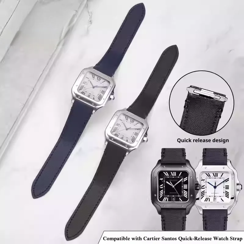 21mm quick release Nylon watch - Cartier Watch Santos review and price