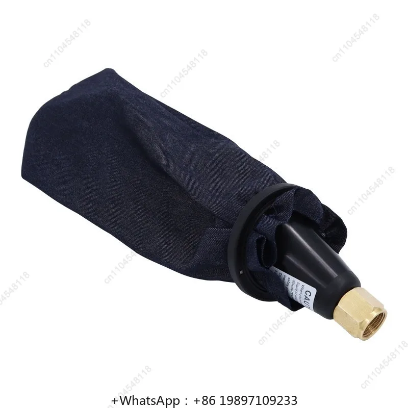 Portable house-hold Dry Ice Maker Basic Edition Standard Thread Valve W21.8 Set Plastic Cone+Collection Bag For 1kg+O-ring Seal