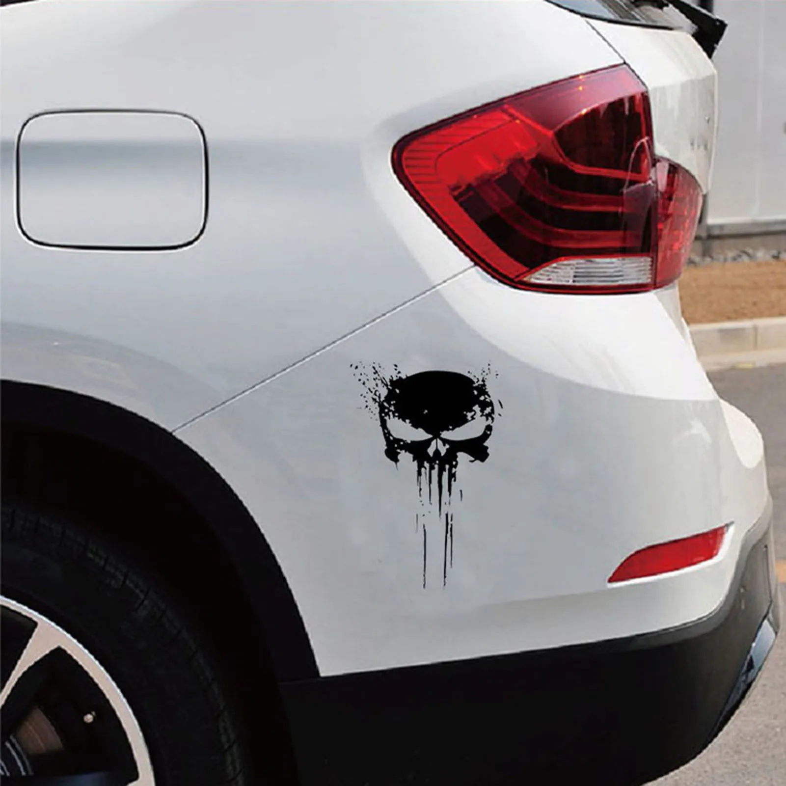 المعاقب الجمجمة نوع الفينيل سيارة الشارات ملصقات الدراجات النارية الديكور