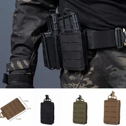 5.56 M4 MOLLE Single Magazine Pouch portautensili EDC Outdoor Hunting Vest Pouches marsupio AK AR M16 Rifle Mag Holster Carrier