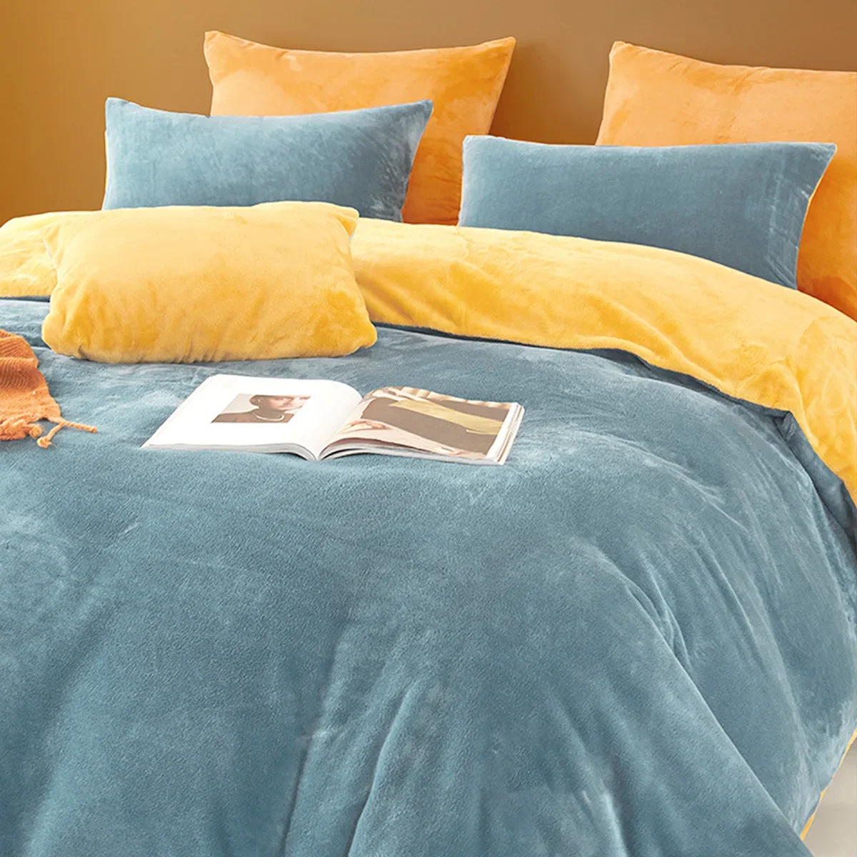 

Milk fleece quilt cover single piece antistatic autumn and winter warm fleece warm quilt cover household