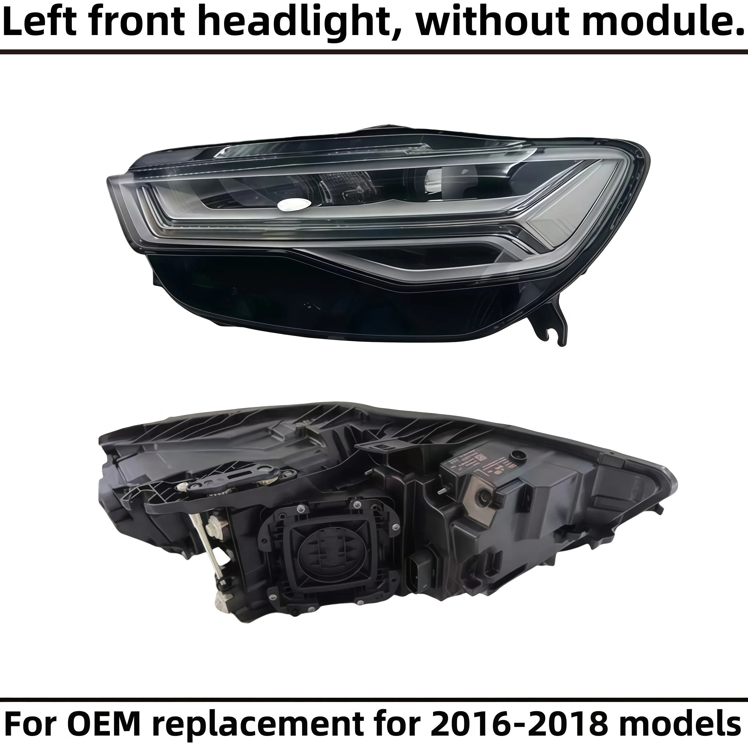 Voor Audi 2012-2018 modellen A6, S6, C7Avant Allroad, originele LED-dagrijverlichting en koplampmontage. Plug and play.