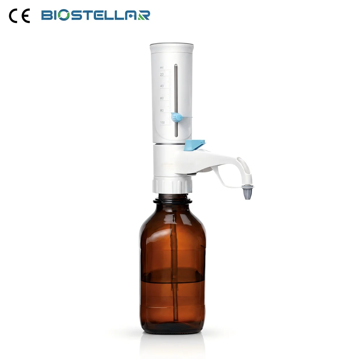 BIOSTELLAR DispensMate Pro Premium Bottle Top Dispenser Laboratory Liquid Dispenser 100mL Factory Direct Supply