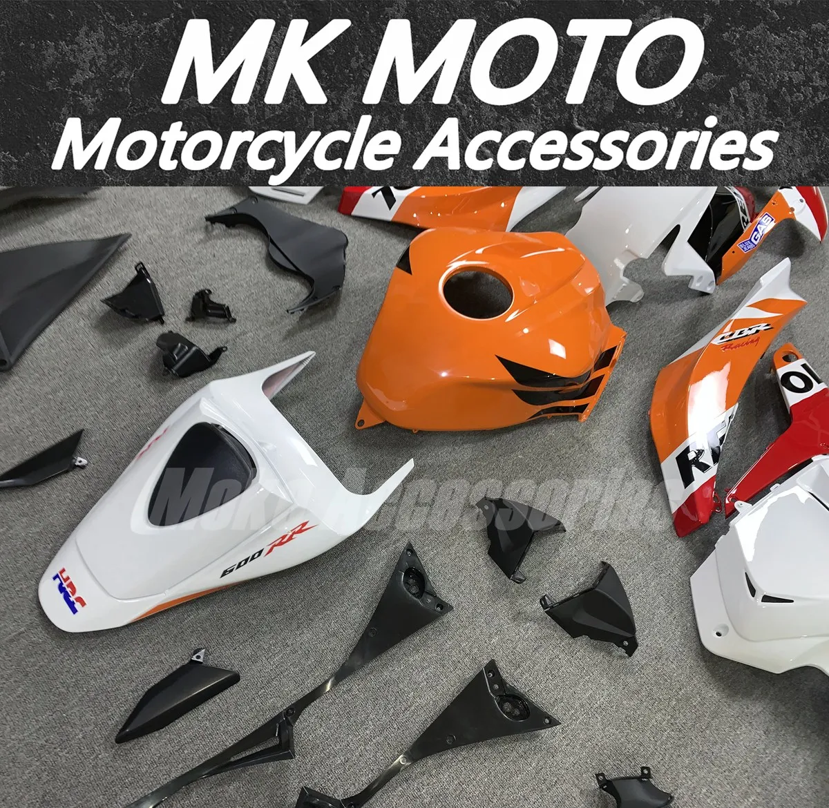 Motorcycle Fairings Kit Fit For Cbr600rr 2009 2011 2012 Bodywork Set High Quality Abs Injection New Red Orange white