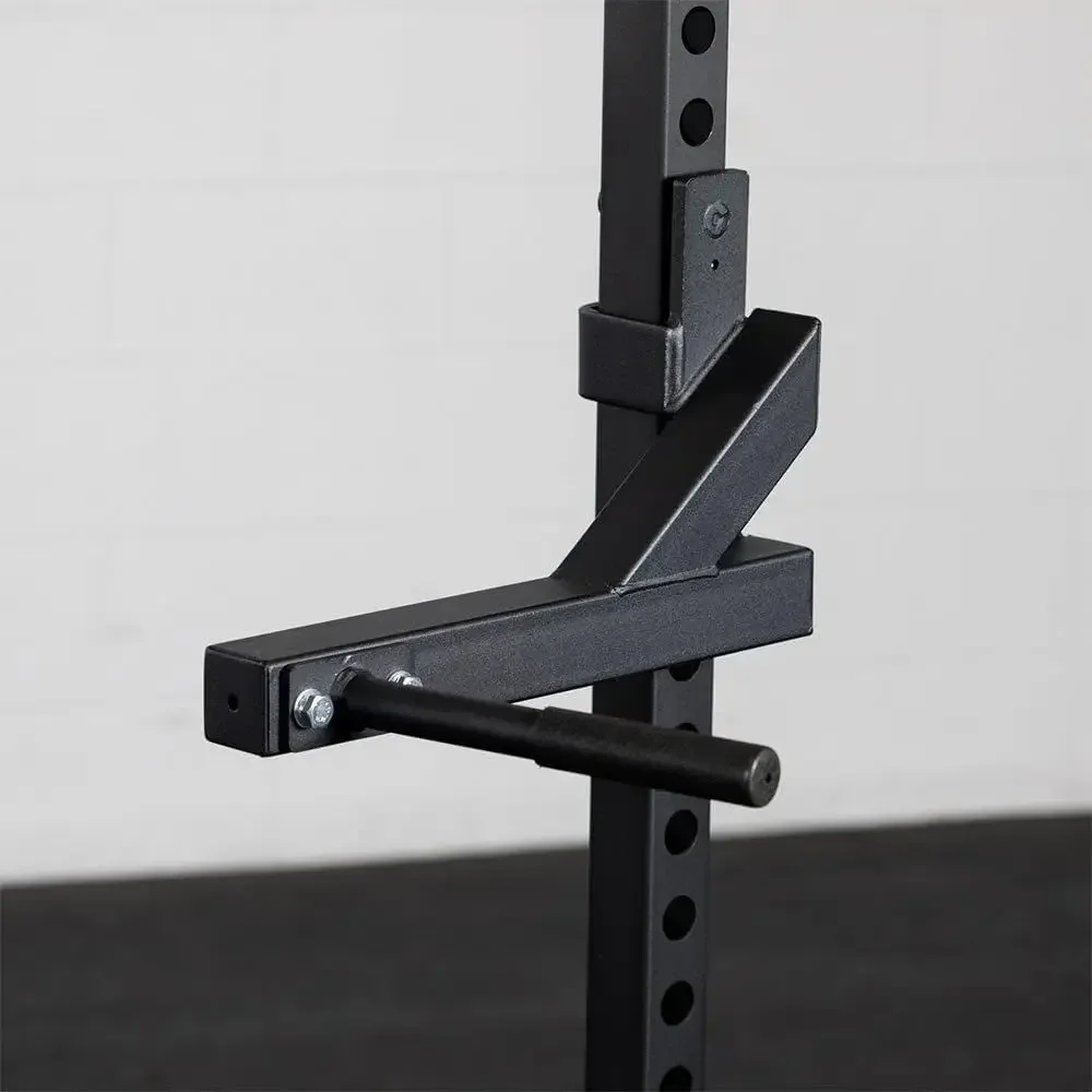 Dip Bars and J-Hook Attachment for Power Rack, 24 Handle Spread, 880 LB Capacity for Strength Training - view 4