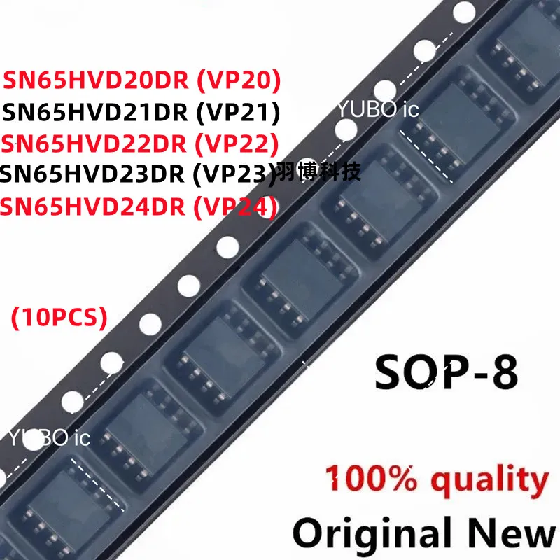 

(10piece)100% New SN65HVD20DR SN65HVD21DR SN65HVD22DR SN65HVD23DR SN65HVD24DR VP20 VP21 VP22 VP23 VP24 sop-8 Chipset