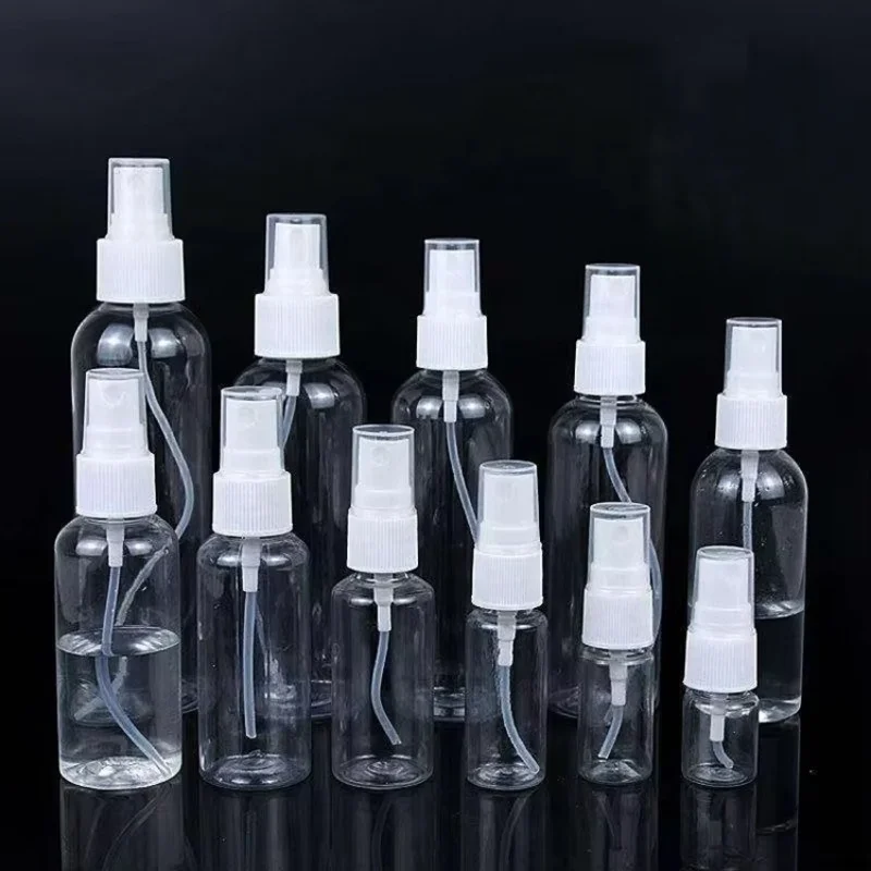 

Wholesale Empty 30ml 50ml 80ml 100ml 150ml 250ml Plastic Pet Spray Bottle With Fine Mist Sprayer